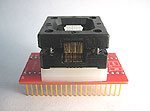 Microchip PIC32MX360F128L/256L/F512, PIC32MX440F128L/F256L/512L programming adapter.
